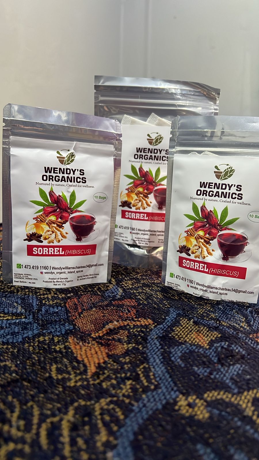 Sorrel Hibiscus tea by Wendy’s Organics